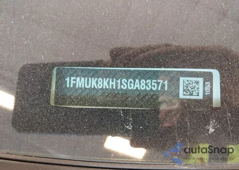 2025 Ford Explorer St-Line из США, поврежденный, VIN 1FMUK8KH1SGA83571